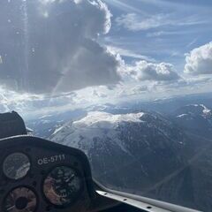 Flugwegposition um 14:10:28: Aufgenommen in der Nähe von Mürzsteg, Österreich in 2183 Meter